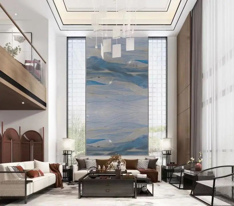 Azul Macaubas Quartzite Wall Background Designs Azul Macaubas Quartzite Wall Background Designs