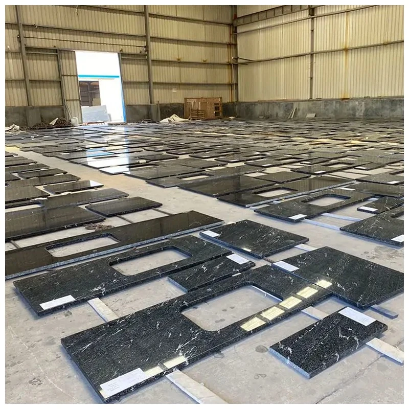 Via Lactea Black Granite Countertops