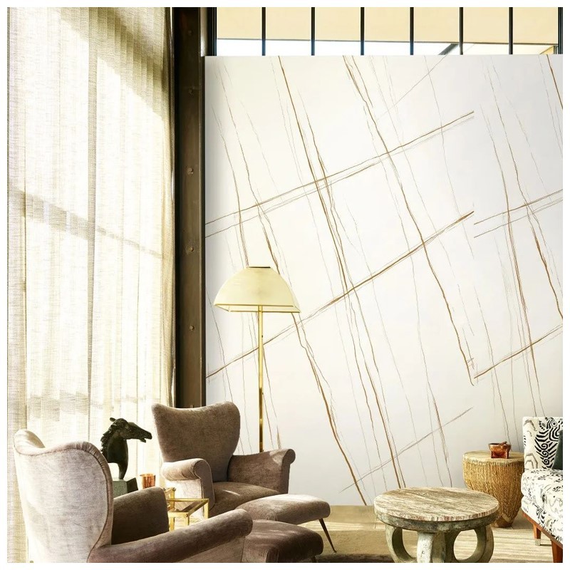 Bianco Sahara Sintered Stone Wall