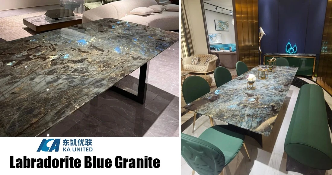 Labradorite Blue Granite Rectangular Tables Labradorite Blue Granite Rectangular Tables