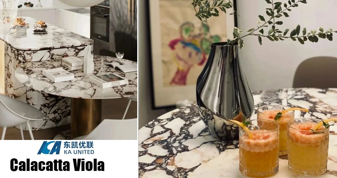 Calacatta Viola Marble Dining Tables Calacatta Viola Marble Dining Tables