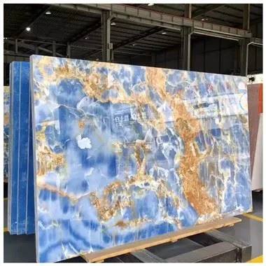 블루 오닉스 스톤 슬래브