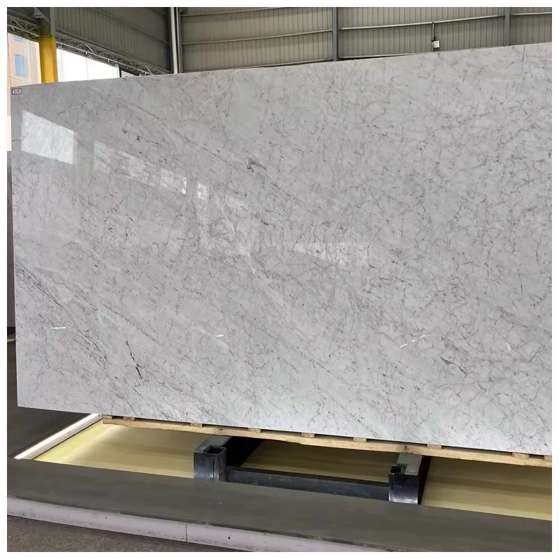 Bianco Carrara White Marble Polished Slab
