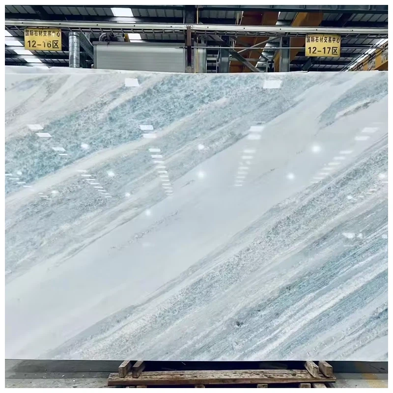 Azul Calcite Cielo Blue Marble Slabs