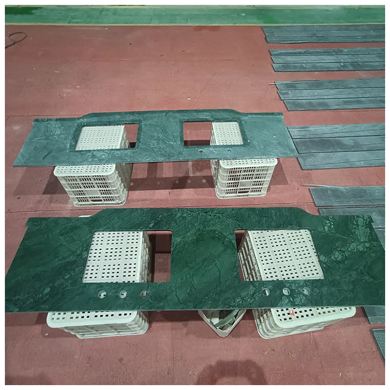 Verde Guatemala Marble Bathroom Countertops