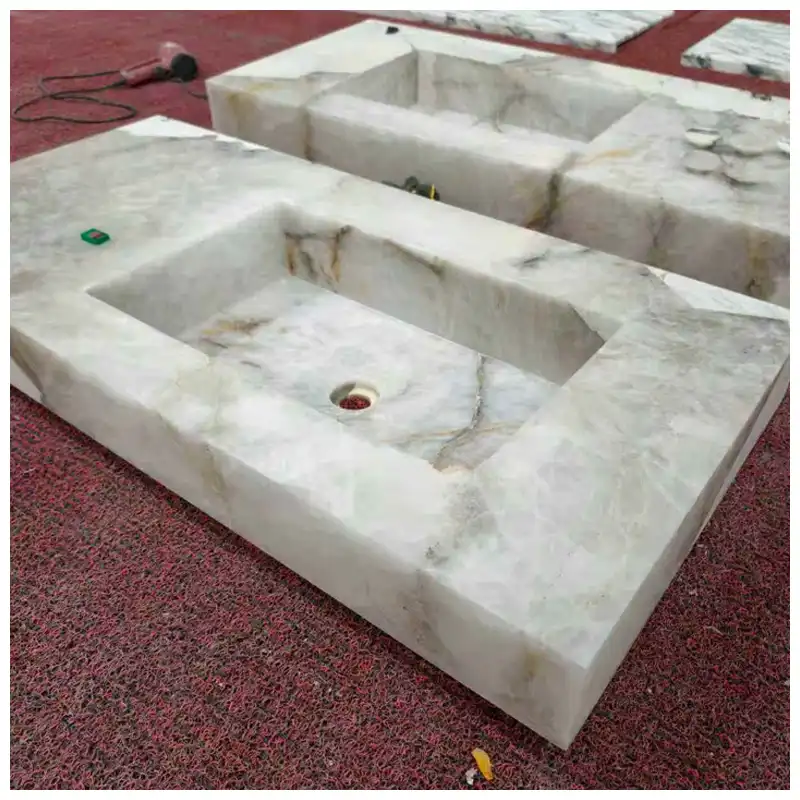 Patagonia Quartzite Integrated Bathroom Sinks