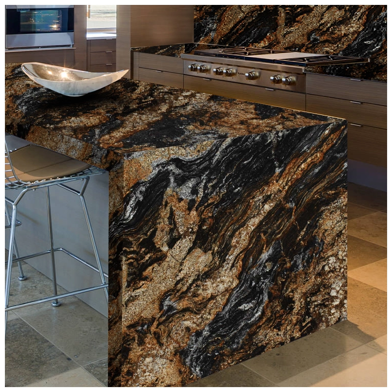 Magma Gold Granite Kitchen Island Tops Projects by KA UNITED Magma Gold Granite Kitchen Island Tops Projects by KA UNITED