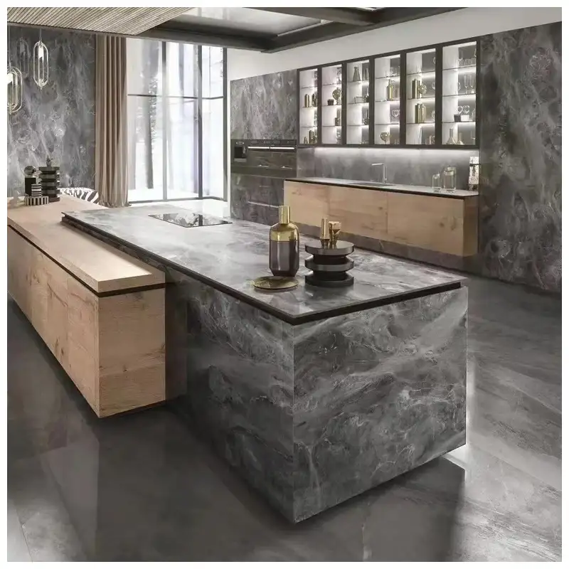 Grigio Monet Marble Villa Kitchen Projects Grigio Monet Marble Villa Kitchen Projects