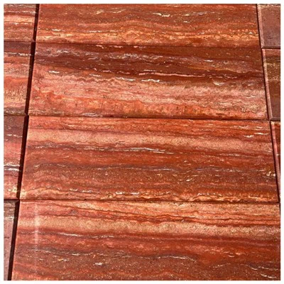 붉은 석회화 타일